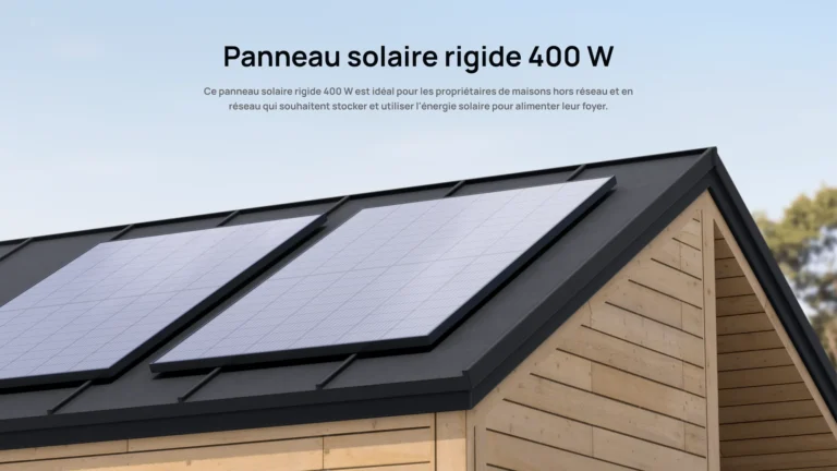 Panneau solaire rigide EcoFlow 400 W Comment concilier efficacité et sécurité